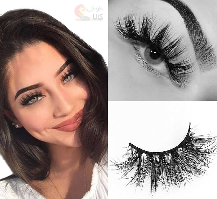 عکس مژه مصنوعی سه بعدی