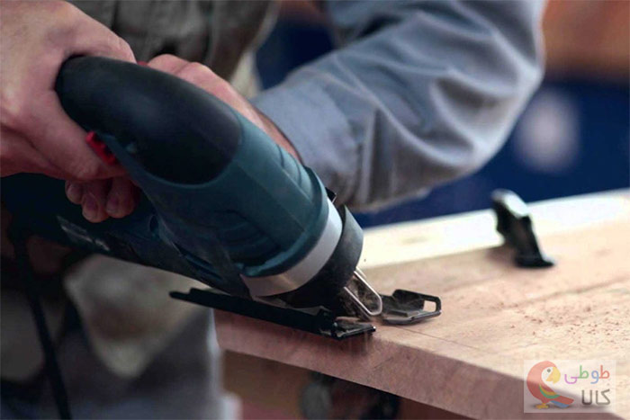 برش 45 درجه با اره عمود بر