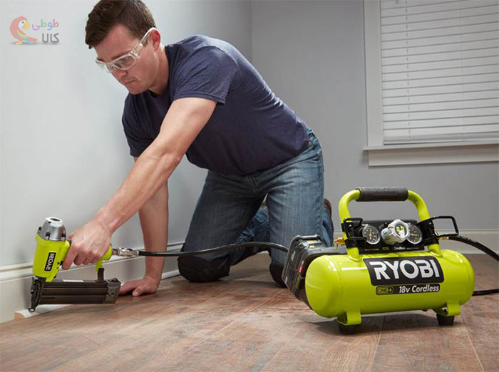 نحوه استفاده از کمپرسور باد خانگی