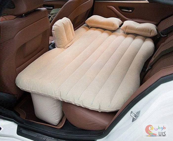 تشک بادی داخل ماشین