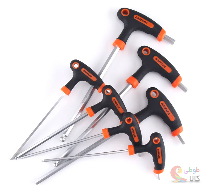 آچار آلن دسته پی