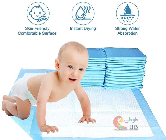 تشک تعویض کودک یکبار مصرف