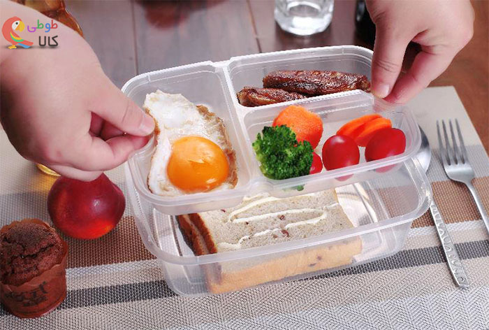 نحوه استفاده از طرف نگهدارنده غذای کودک
