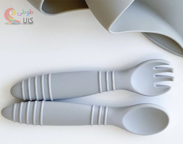 عکس قاشق چنگال سیلیکونی