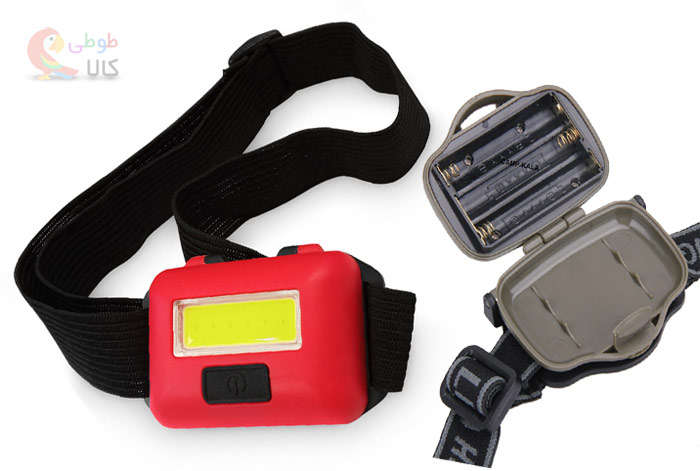 عکس چراغ پیشانی باتری خور