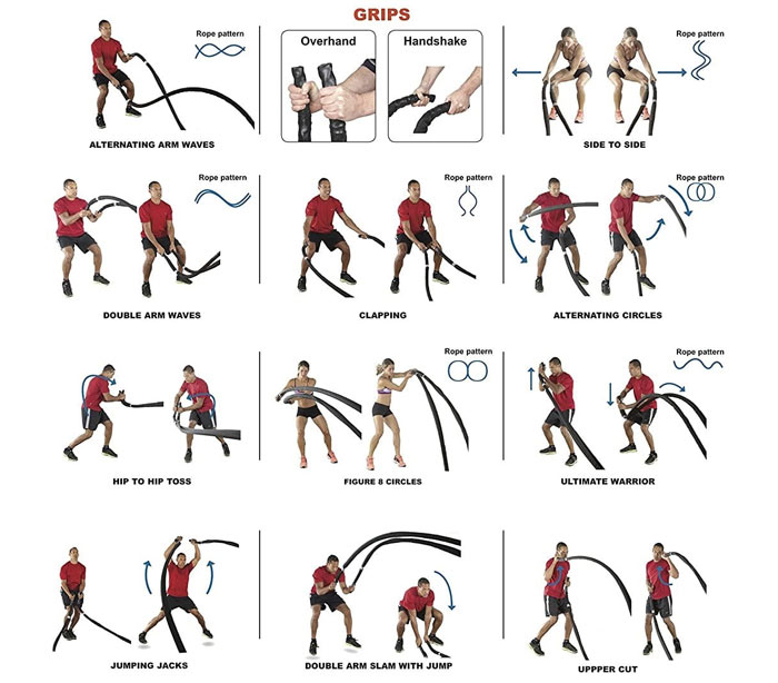نحوه انجام تمرین با بتل روپ