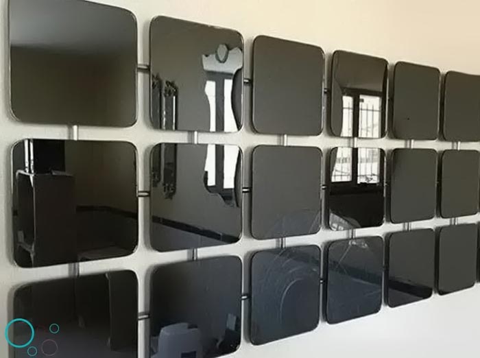 آینه دکوراتیو مشکی