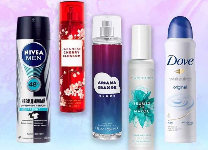 خرید بهترین مدلهای اسپری خوشبو کننده بدن بانوان