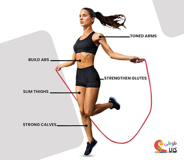 اعضای بدن درگیر در هنگام طناب زدن