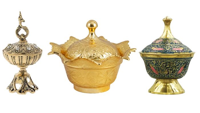 خرید اینترنتی قندان برنجی