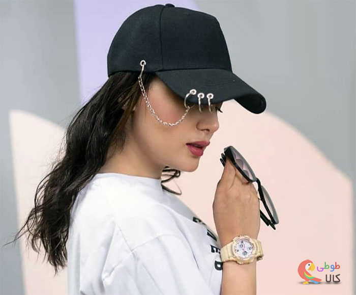 عکس کلاه کپ پرسینگ دار