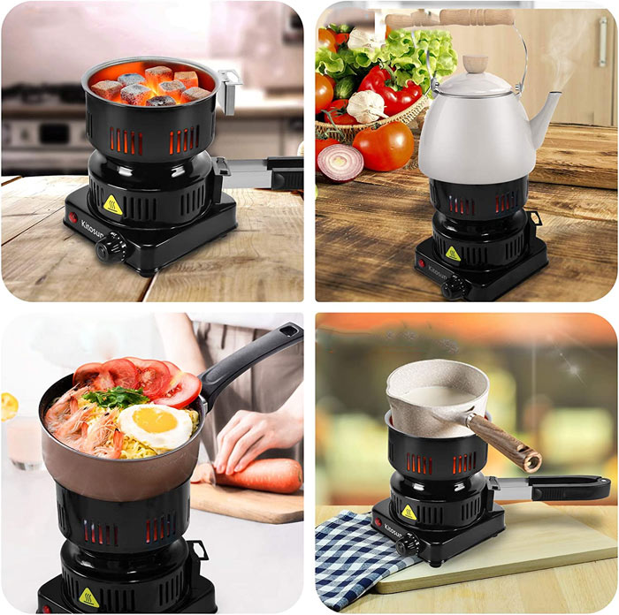 کاربردهای مختلف ذغال سرخ کن برقی