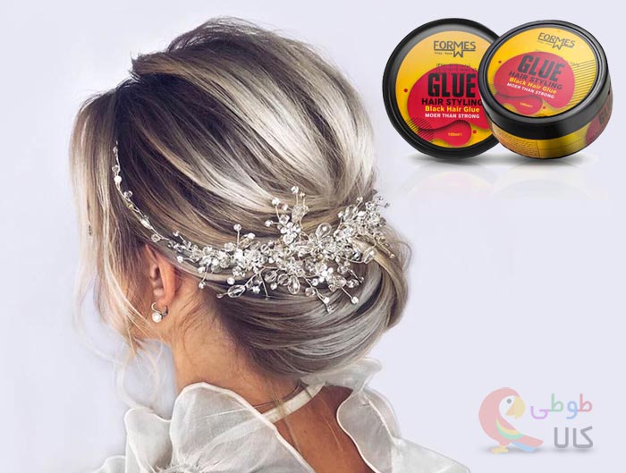 اسنفاده از چسب مو در شینیون