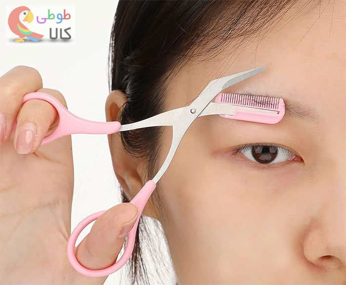 قیچی ابرو شانه دار