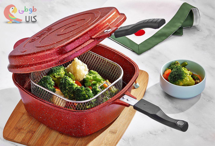 پخت انواع سبزیجات با ماهیتابه رژیمی