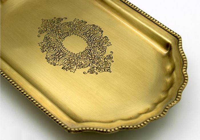 سینی چای خوری برنجی