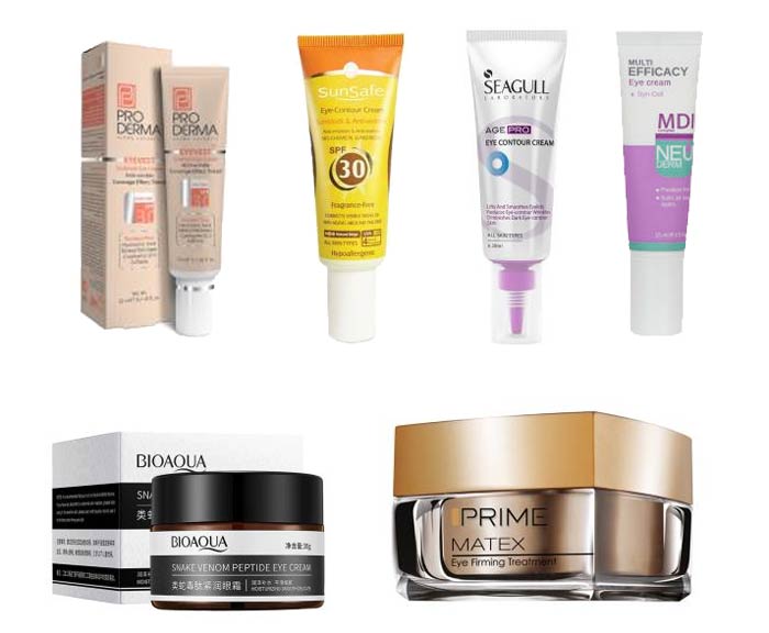 خرید اینترنتی انواع کرم دور چشم