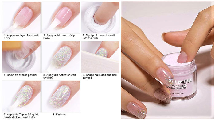 روش دیپینگ در کاشت ناخن