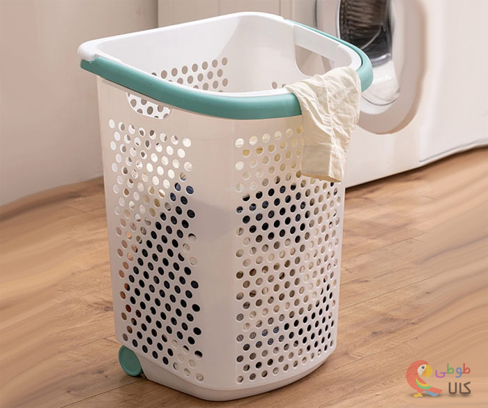 سبد رخت چرک پلاستیکی