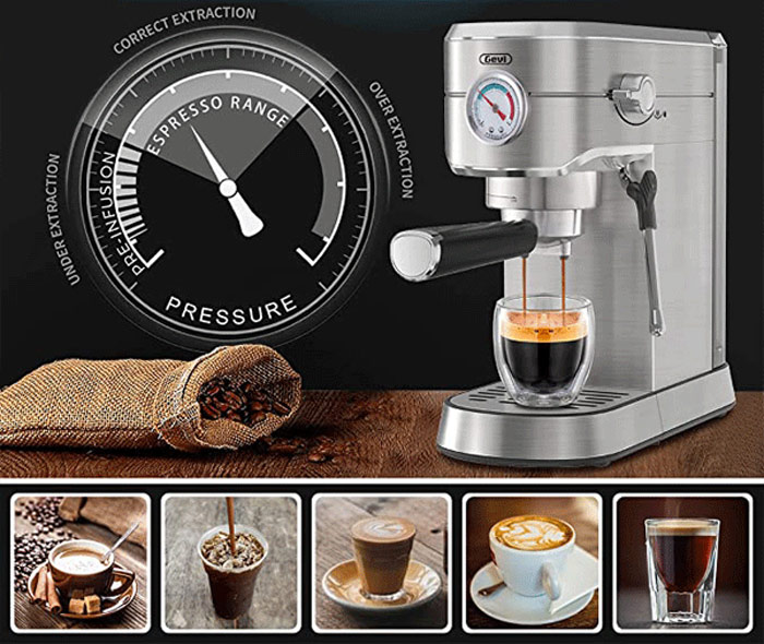 فشار دستگاه اسپرسو ساز