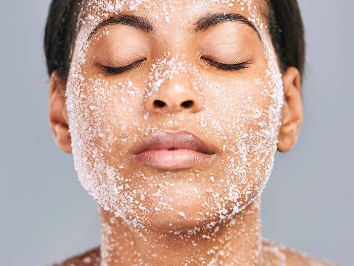 لایه برداری با مسک نمک