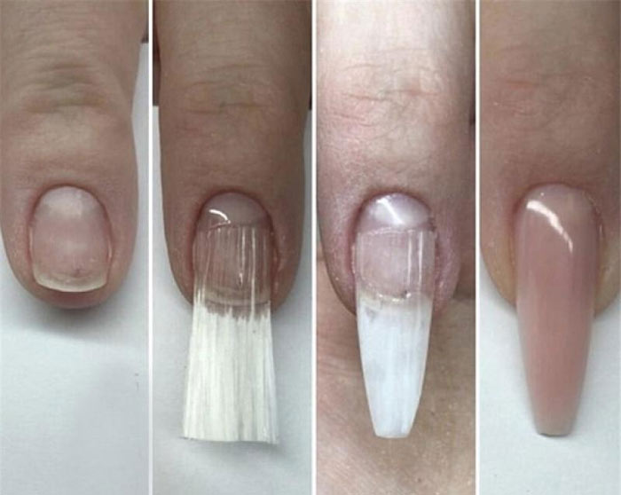 کاشت ناخن فیبری
