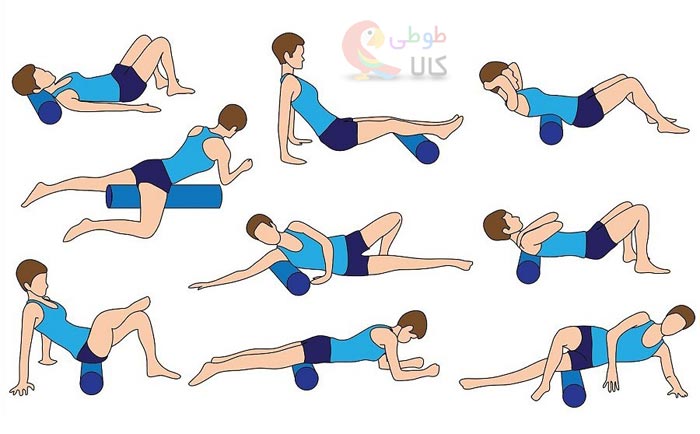 تمرینات قابل انجام با فوم رولر