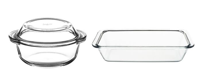 قالب کیک شیشه ای