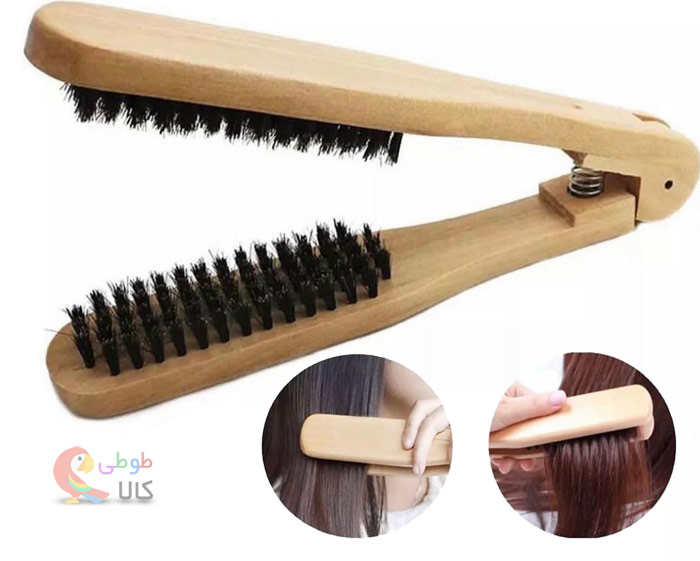 عکس برس کراتین چوبی دو طرفه