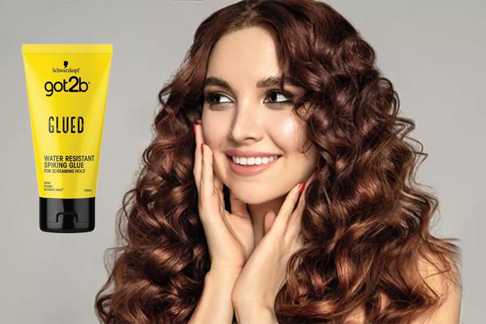 چسب مو برای موهای فر