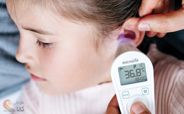 تب سنج دیجیتالی داخل گوش