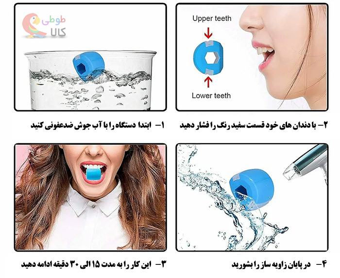 نحوه استفاده از دستگاه زاویه ساز فک