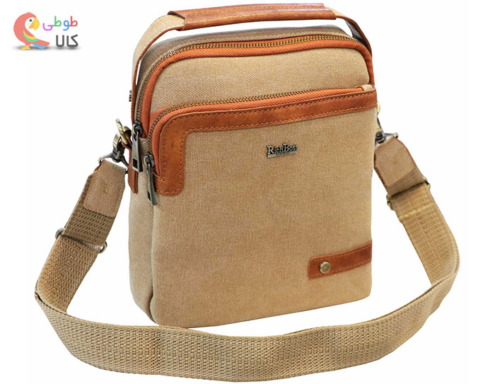 عکس کیف دوشی کتان مردانه
