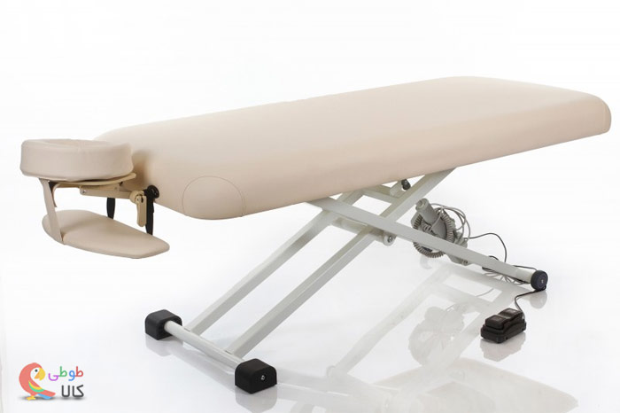 تخت ماساژ برقی با قابلیت تنظیم ارتفاع