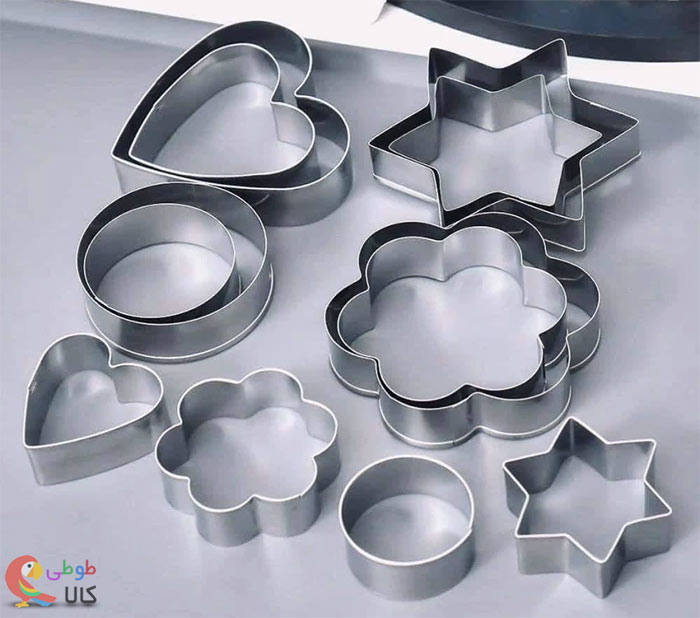 انواع کاتر شیرینی فلزی