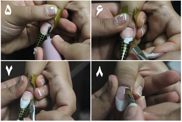 آموزش گام به گام کاشت ناخن با فرمر