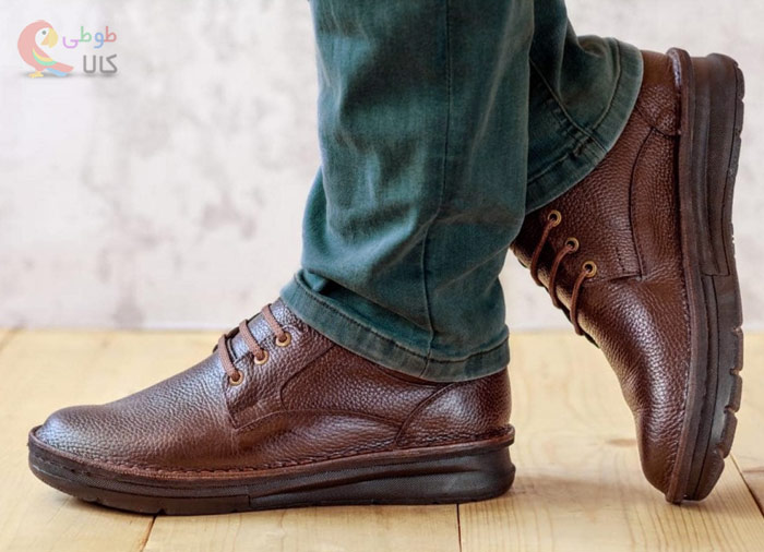 عکس کفش چرم طبیعی