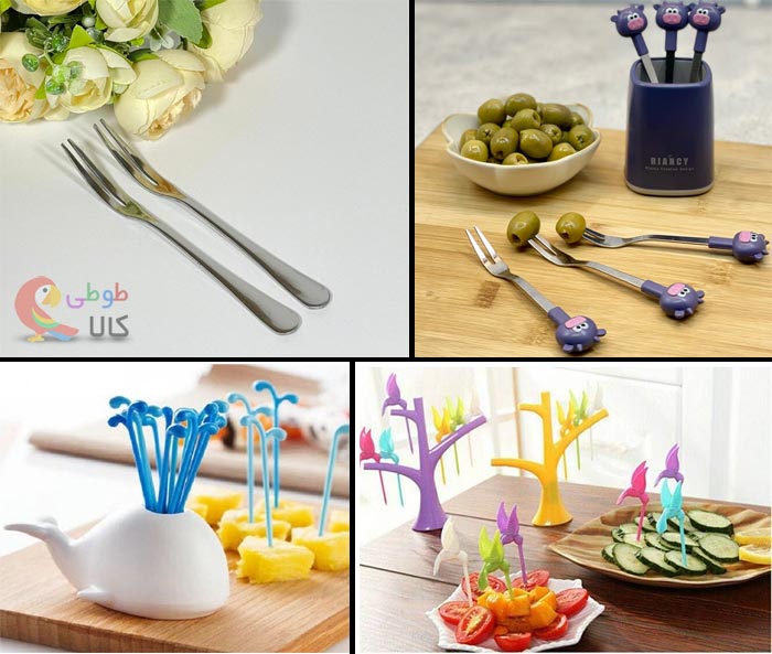 انواع چنگال زیتون خوری