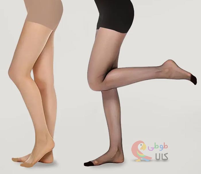 عکس جوراب شلواری شیشه ای