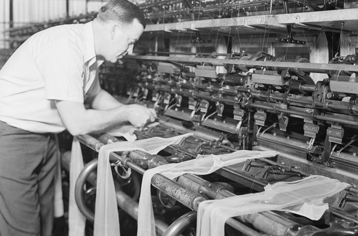 اولین ماشین تولید جوراب شلواری