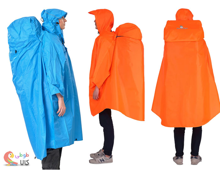 عکس پانچو کوله دار