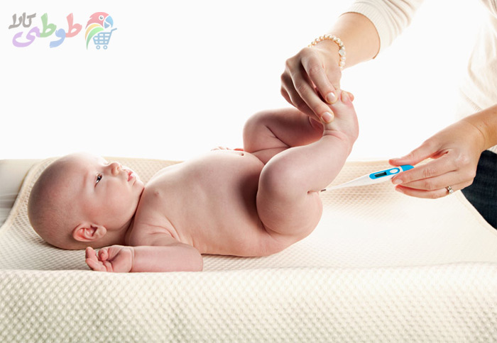 نحوه استفاده از دماسنج مقعدی