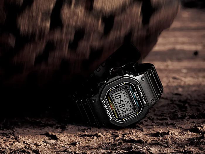 ضد ضربه بودن ساعت کاسیو