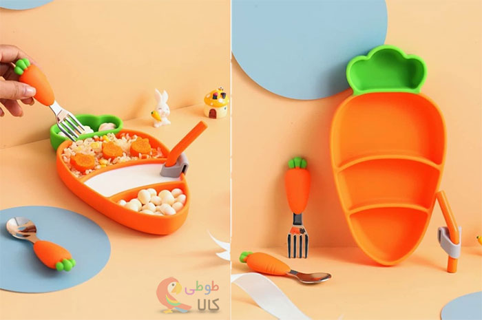 ظرف غذای کودک سیلیکونی