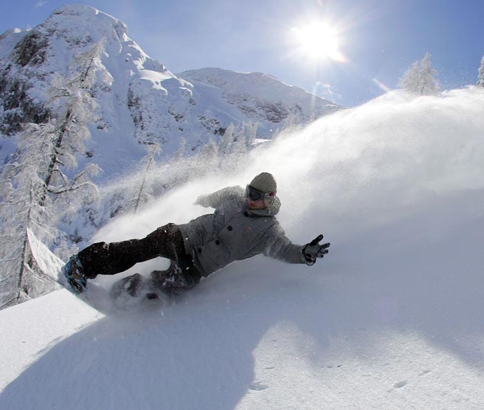 اسنوبرد پودری