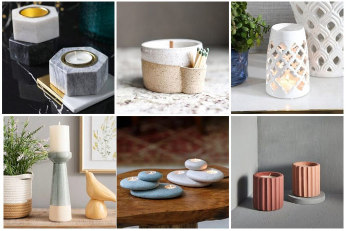 انواع جا شمعی سنگی