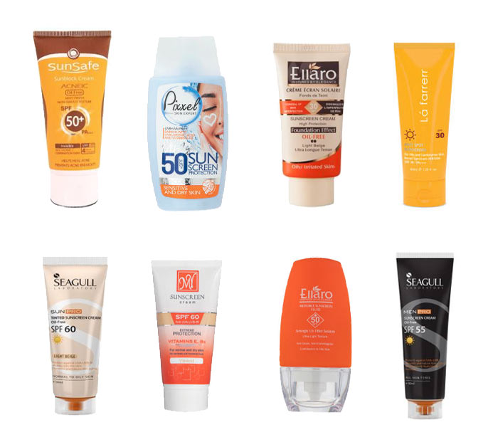 خرید اینترنتی بهترین مدل های کرم ضد آفتاب