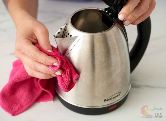 پاک کردن چای ساز