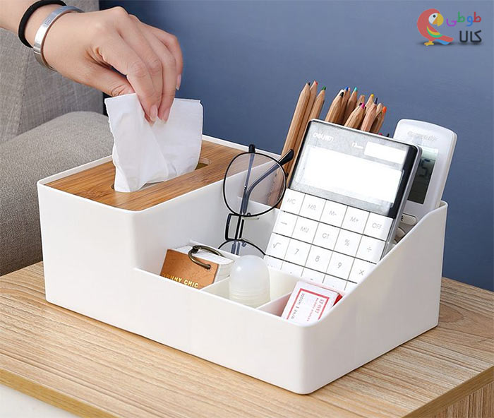 جادستمال کاغذی با ارگانایزر