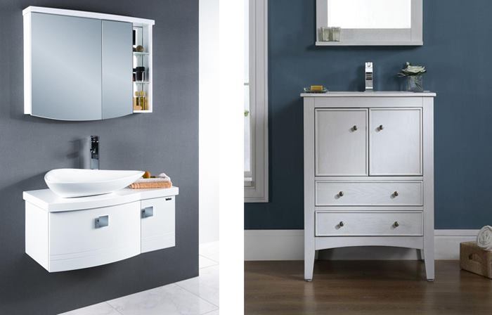 کابینت روشویی ایستاده و دیواری